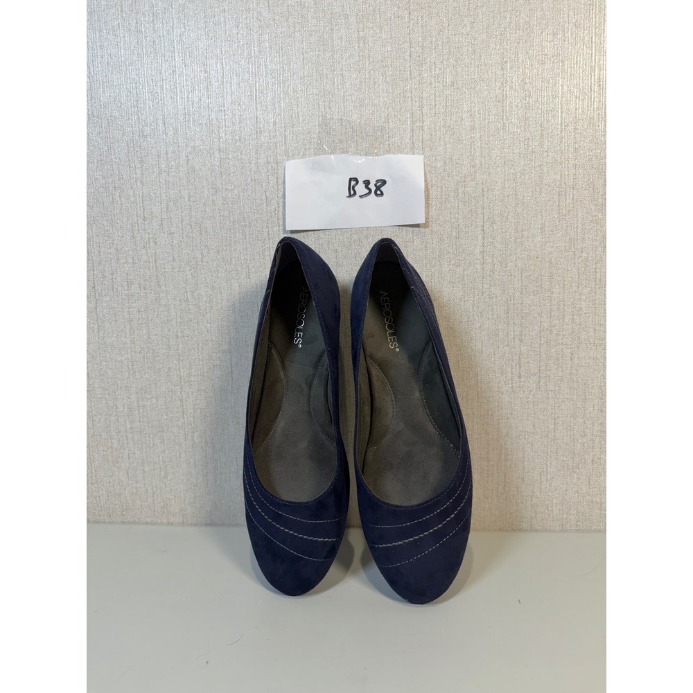 Aerosoles suede‎ ballet flats Women size 10M blue - Picture 4 of 11